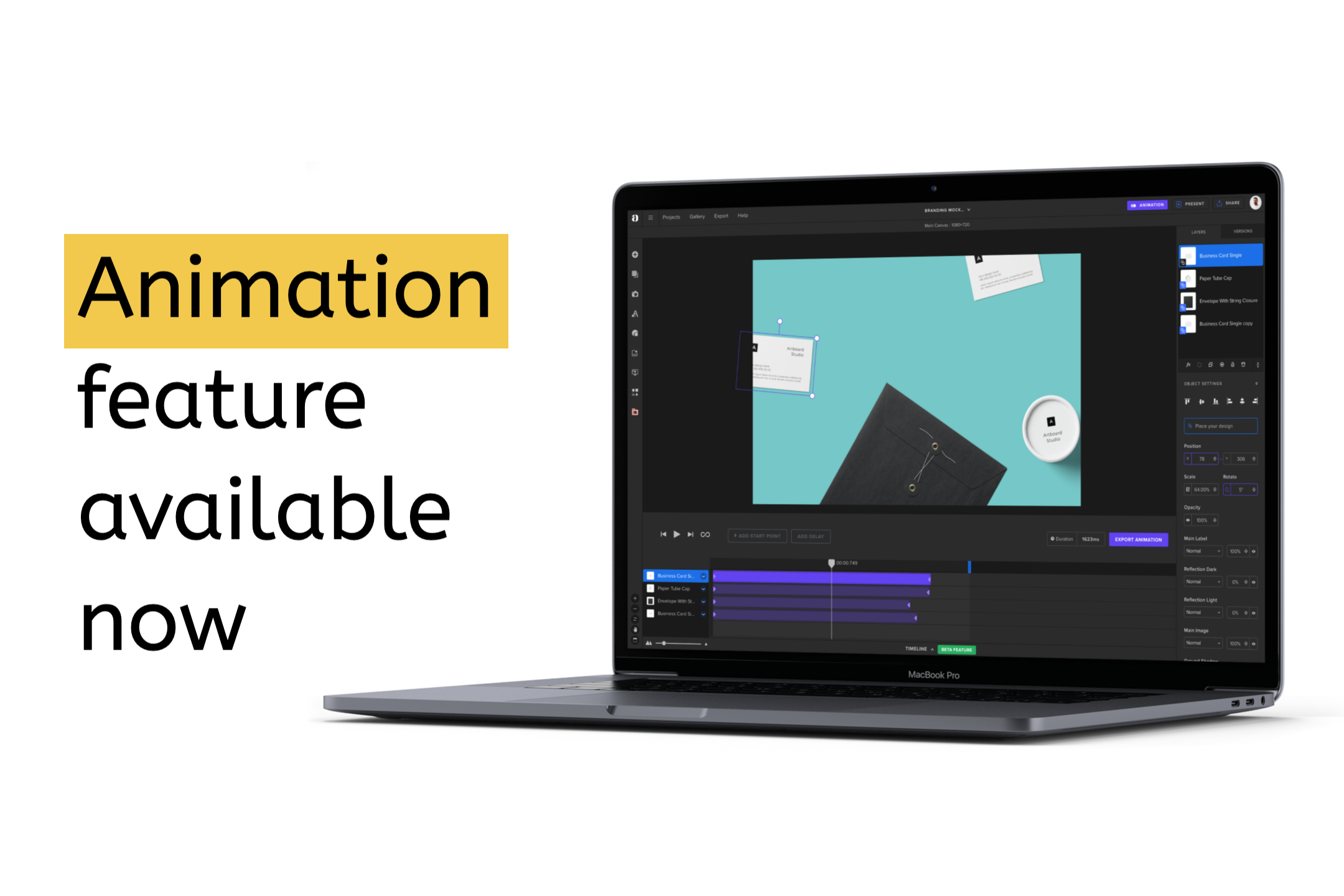 Create Mockups Online Artboard Studio Animation Feature Demo