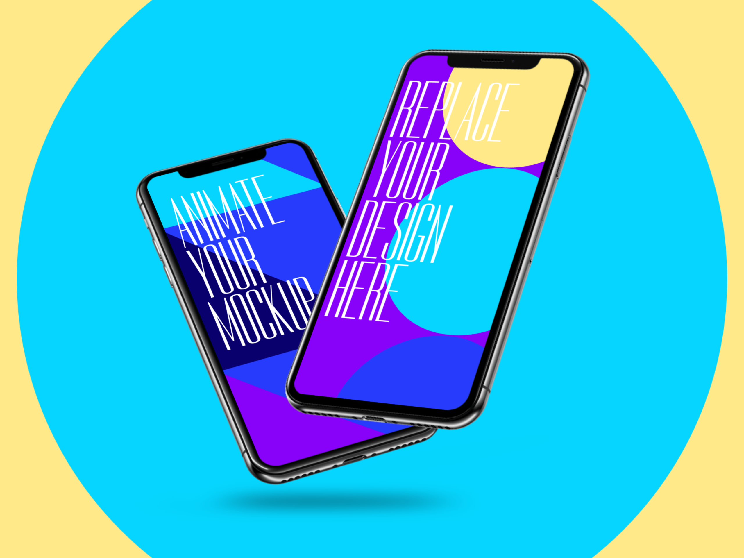Download Free Iphone Mockup Animation Free Mockup Templates Artboard Studio PSD Mockups.