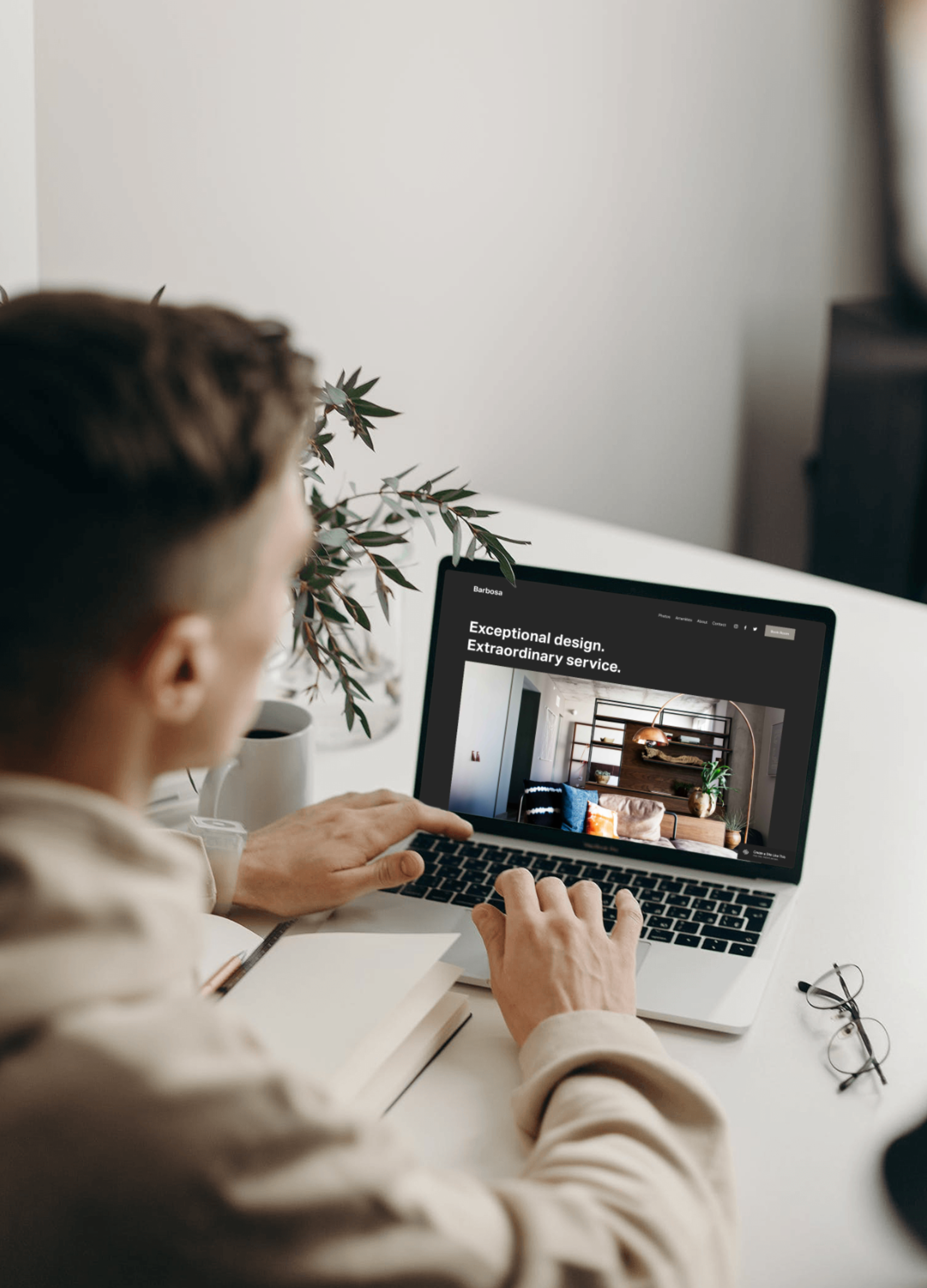 Laptop Mockup Scene Free Mockup Templates Artboard Studio