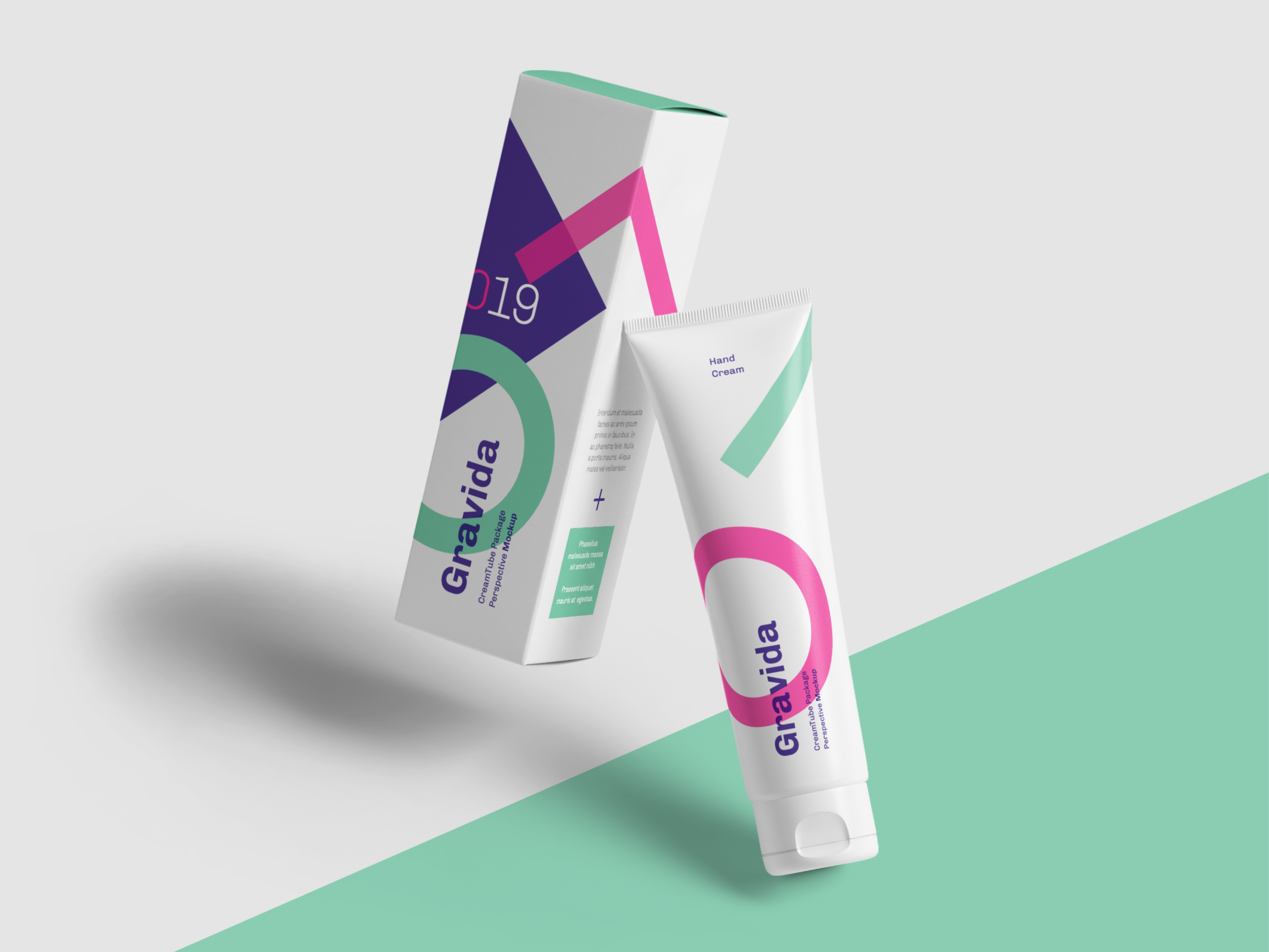 Cream Tube Packaging Mockup Scene Free Mockup Templates Artboard Studio