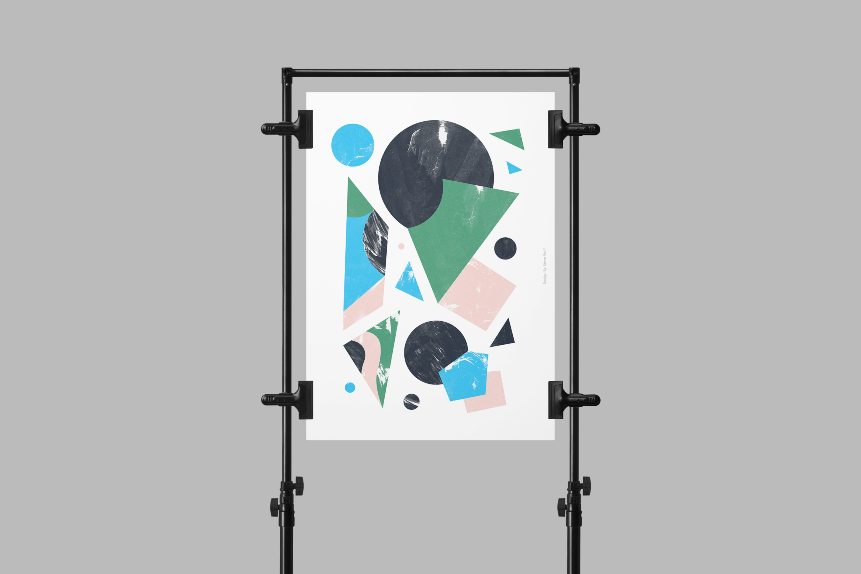Download Free Poster Stand Mockup Scene Free Mockup Templates Artboard Studio PSD Mockups.