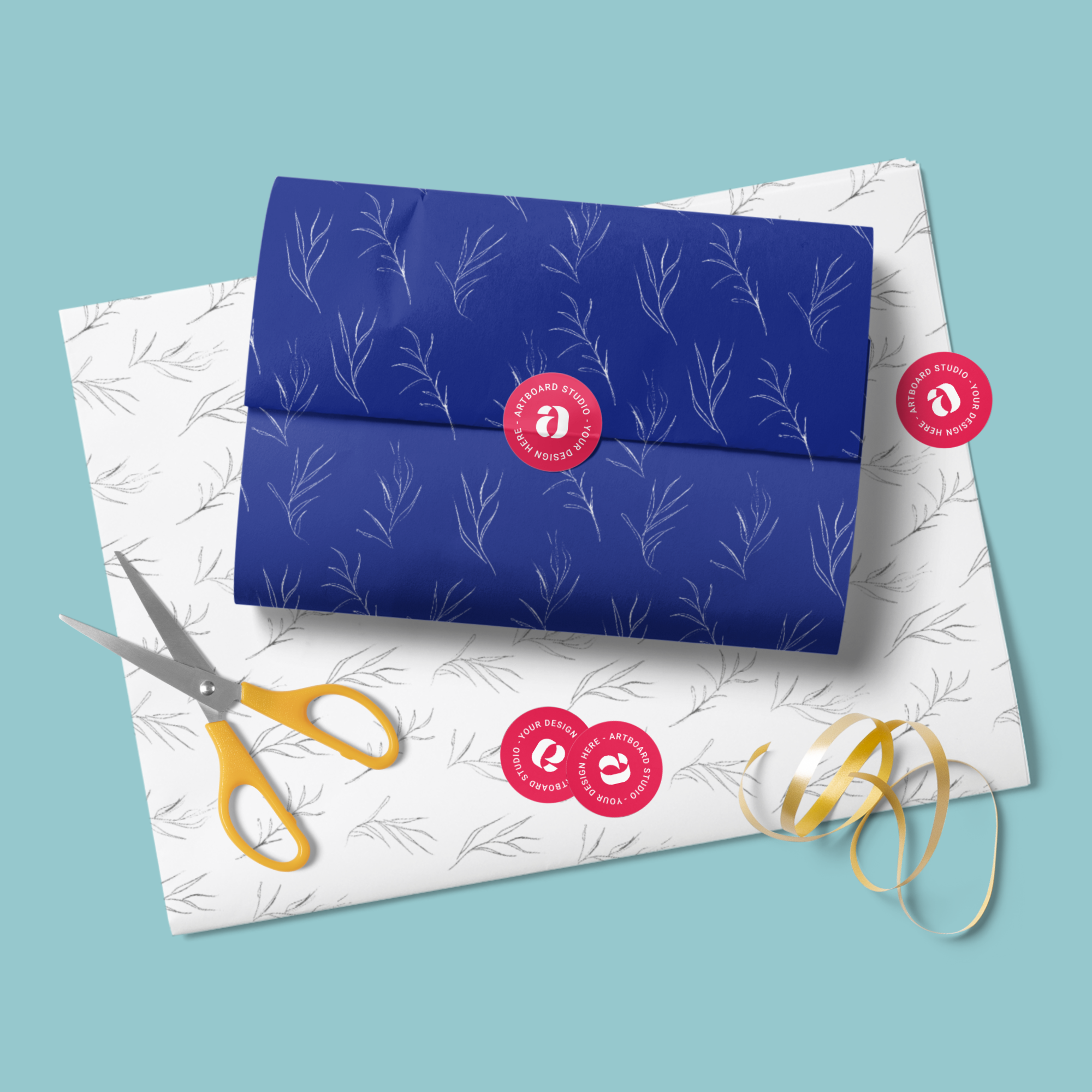 Download Free Tissue Paper Mockup Scene Free Mockup Templates Artboard Studio PSD Mockups.