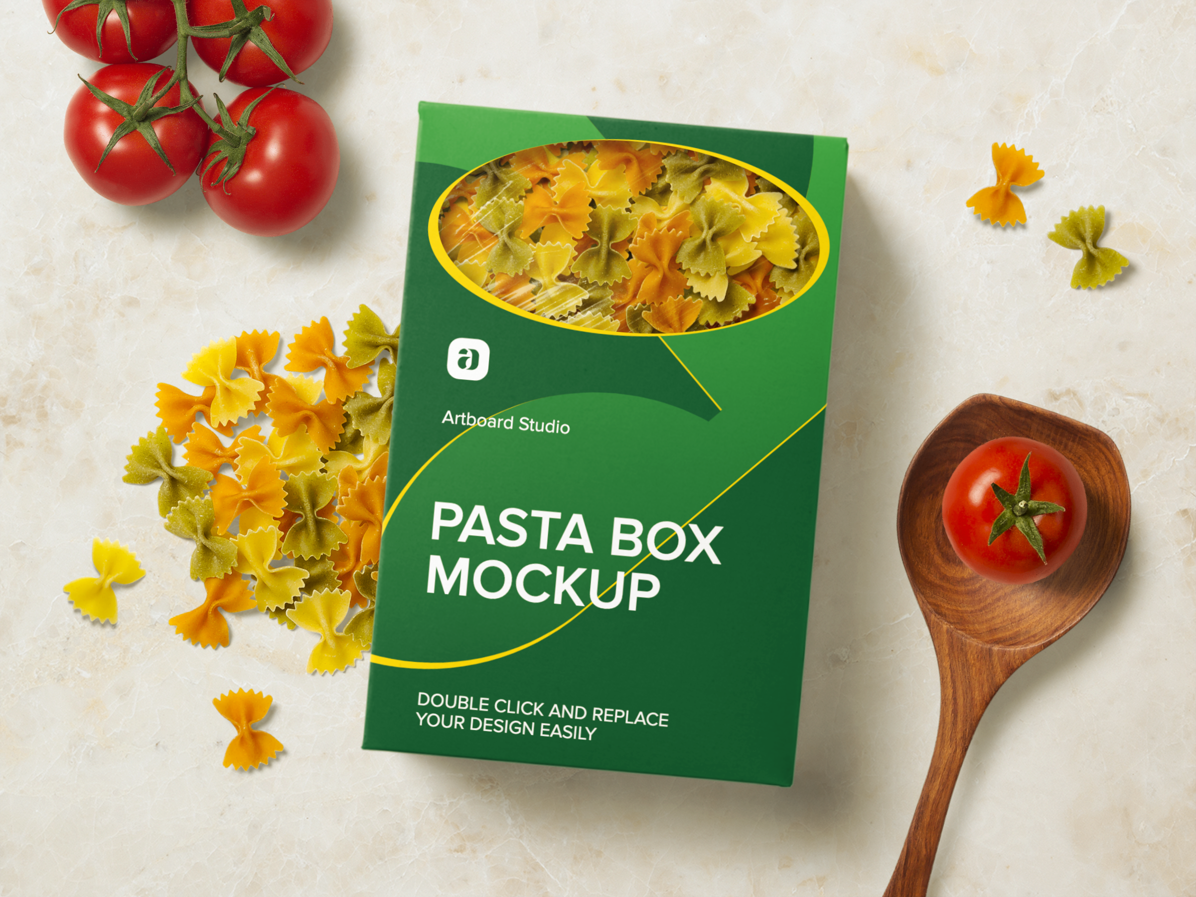 Pasta Box Mockup Template Free Mockup Templates Artboard Studio