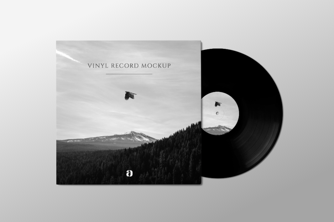 Vinyl Record Mockup Scene Free Mockup Templates Artboard Studio