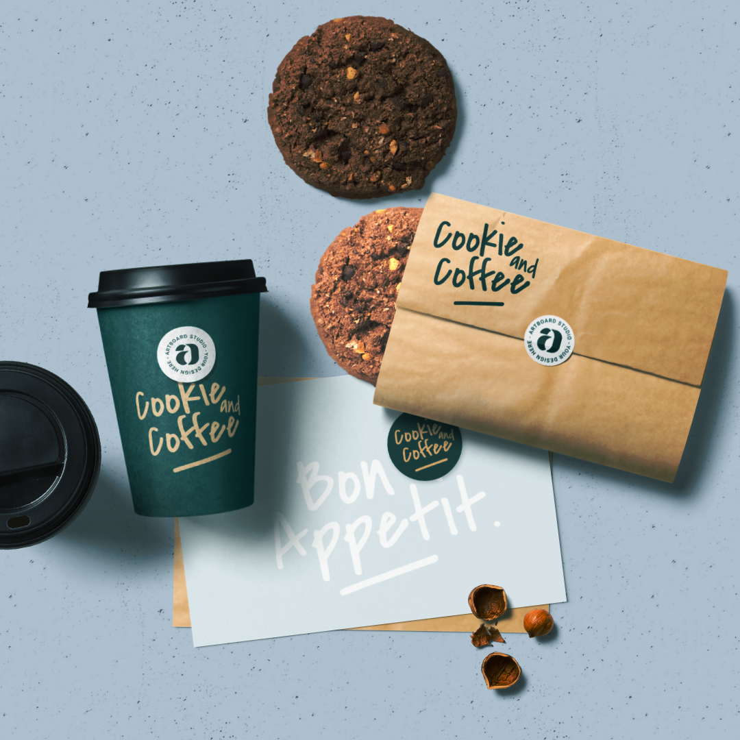 Cafe Branding Mockup Scene Free Mockup Templates Artboard Studio