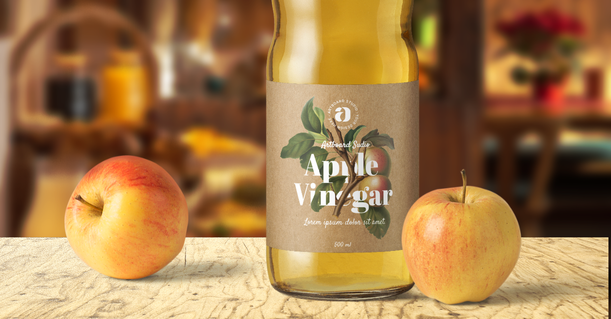 Download Free Free Mockup Templates Artboard Studio Glass Bottle Mockup Scene PSD Mockup Template