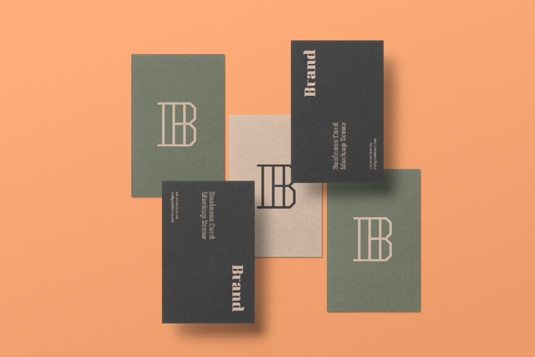 Business Card Mockup Scene Free Mockup Templates Artboard Studio