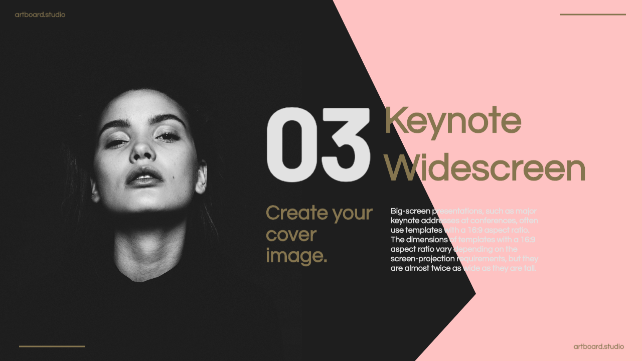 Keynote Presentation Template Free Mockup Templates Artboard Studio
