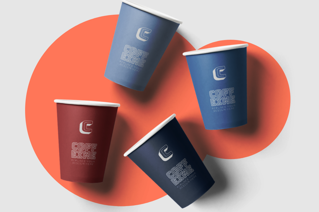 Download Free Paper Cups Mockup Scene Free Mockup Templates Artboard Studio PSD Mockups.