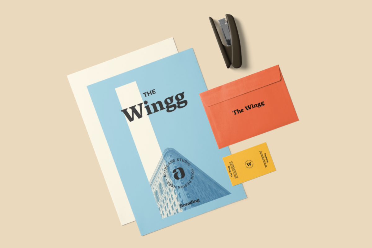 Stationery Branding Mockup Scene Free Mockup Templates Artboard Studio