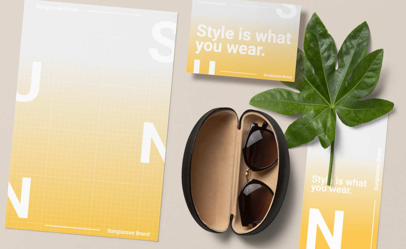 Sunglasses Brand Mockup Scene Free Mockup Templates Artboard Studio