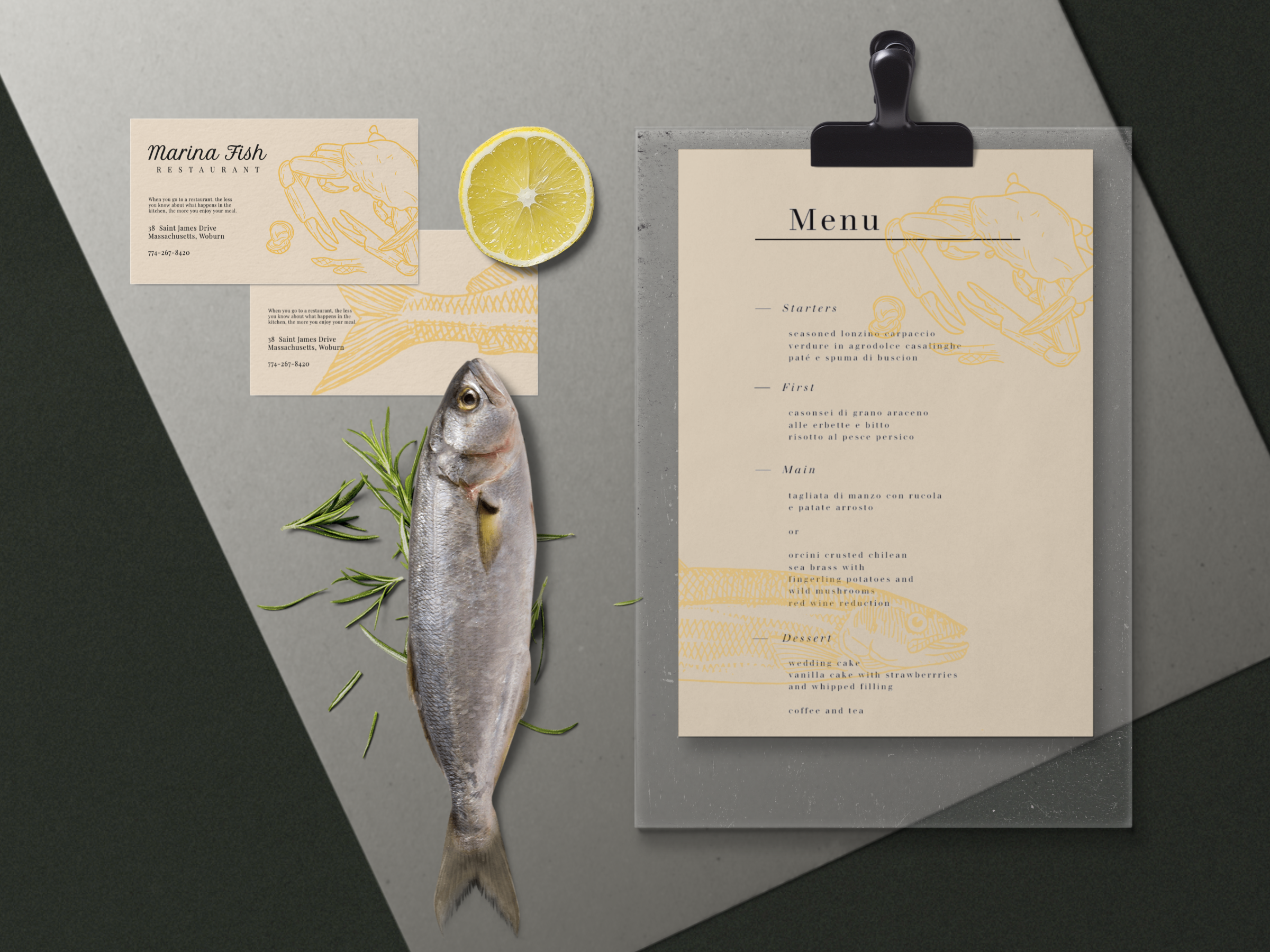Restaurant Menu Mockup Scene Free Mockup Templates Artboard Studio