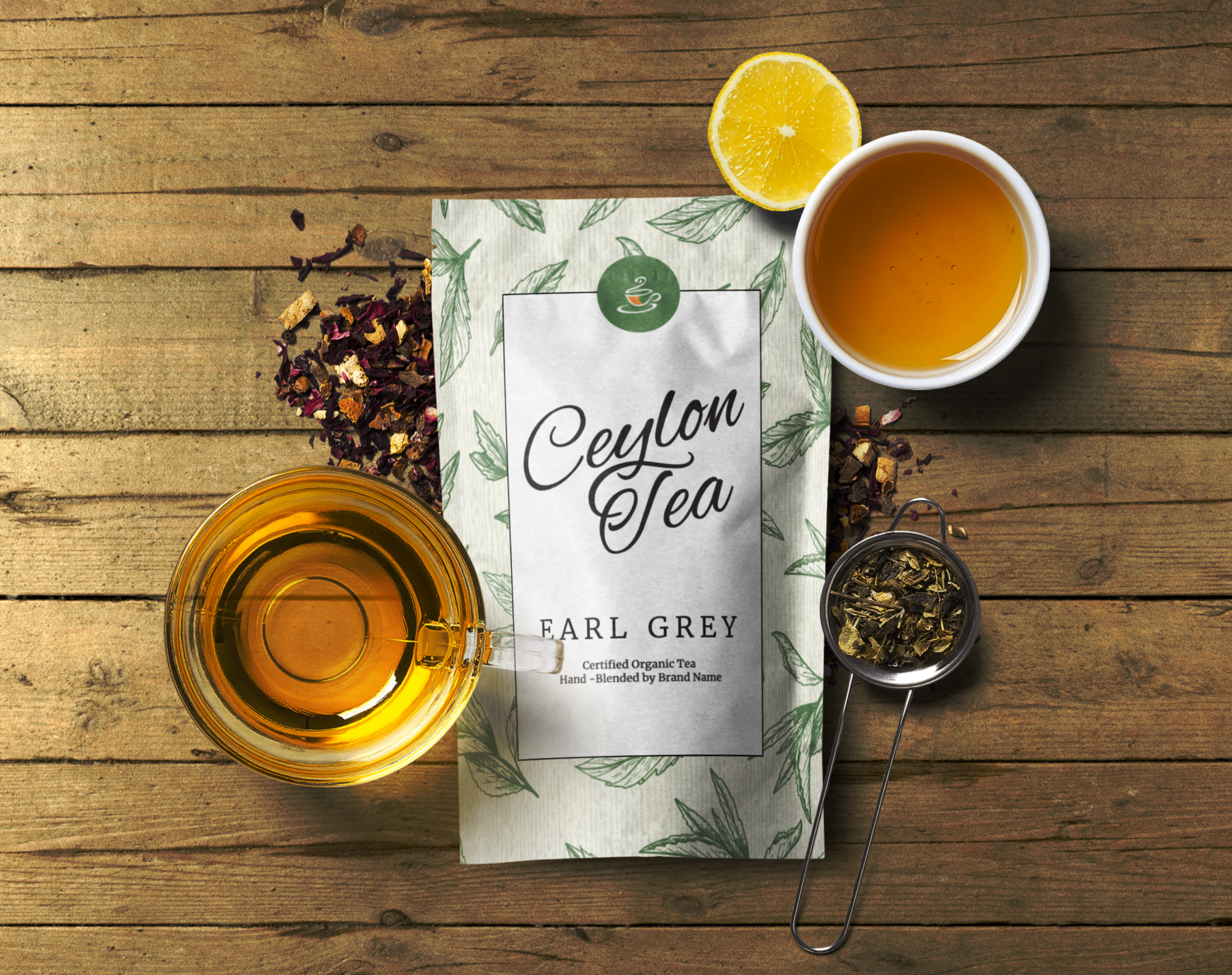 Tea Package Mockup Scene Free Mockup Templates Artboard Studio