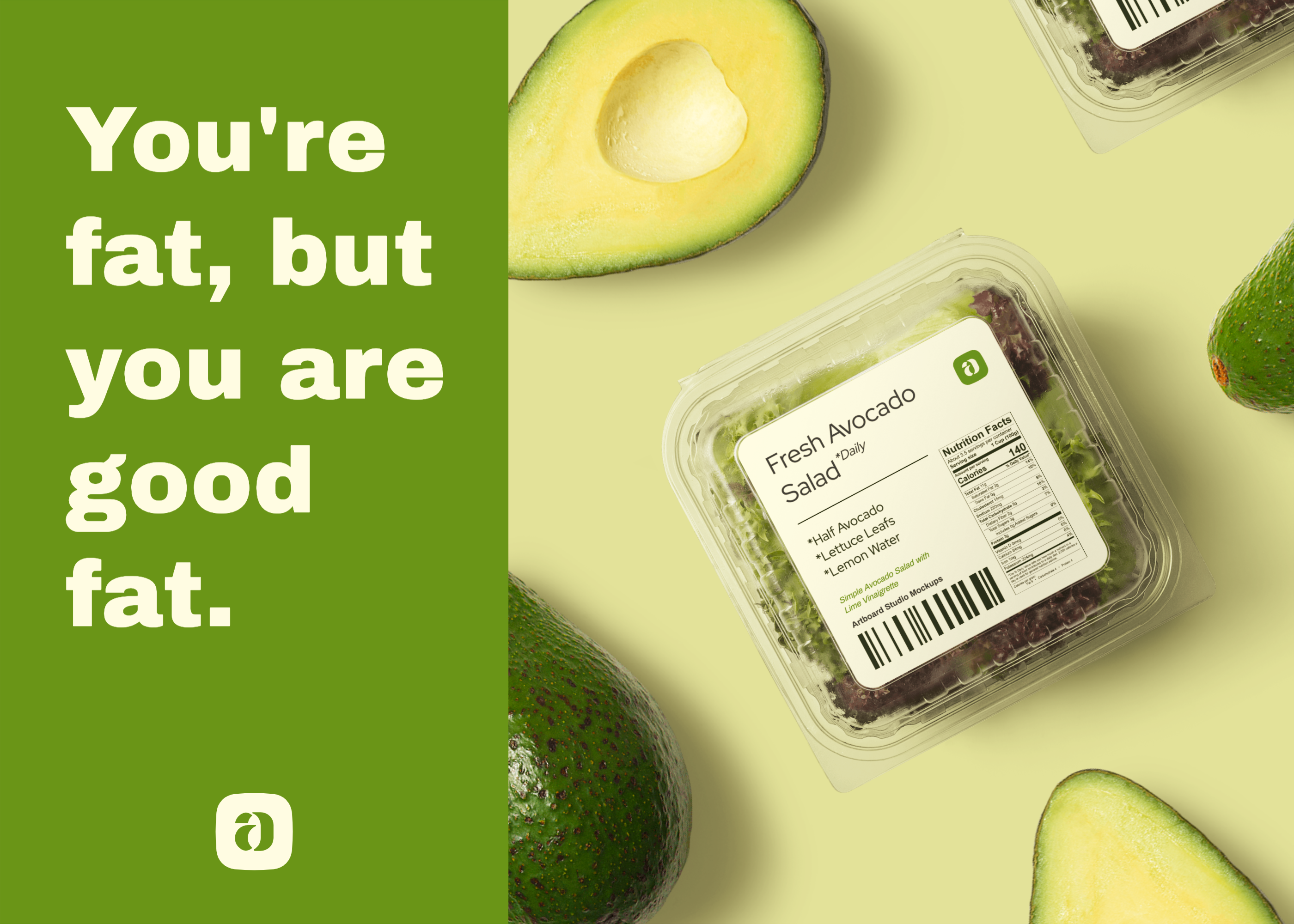 Salad Package Mockup Scene Free Mockup Templates Artboard Studio