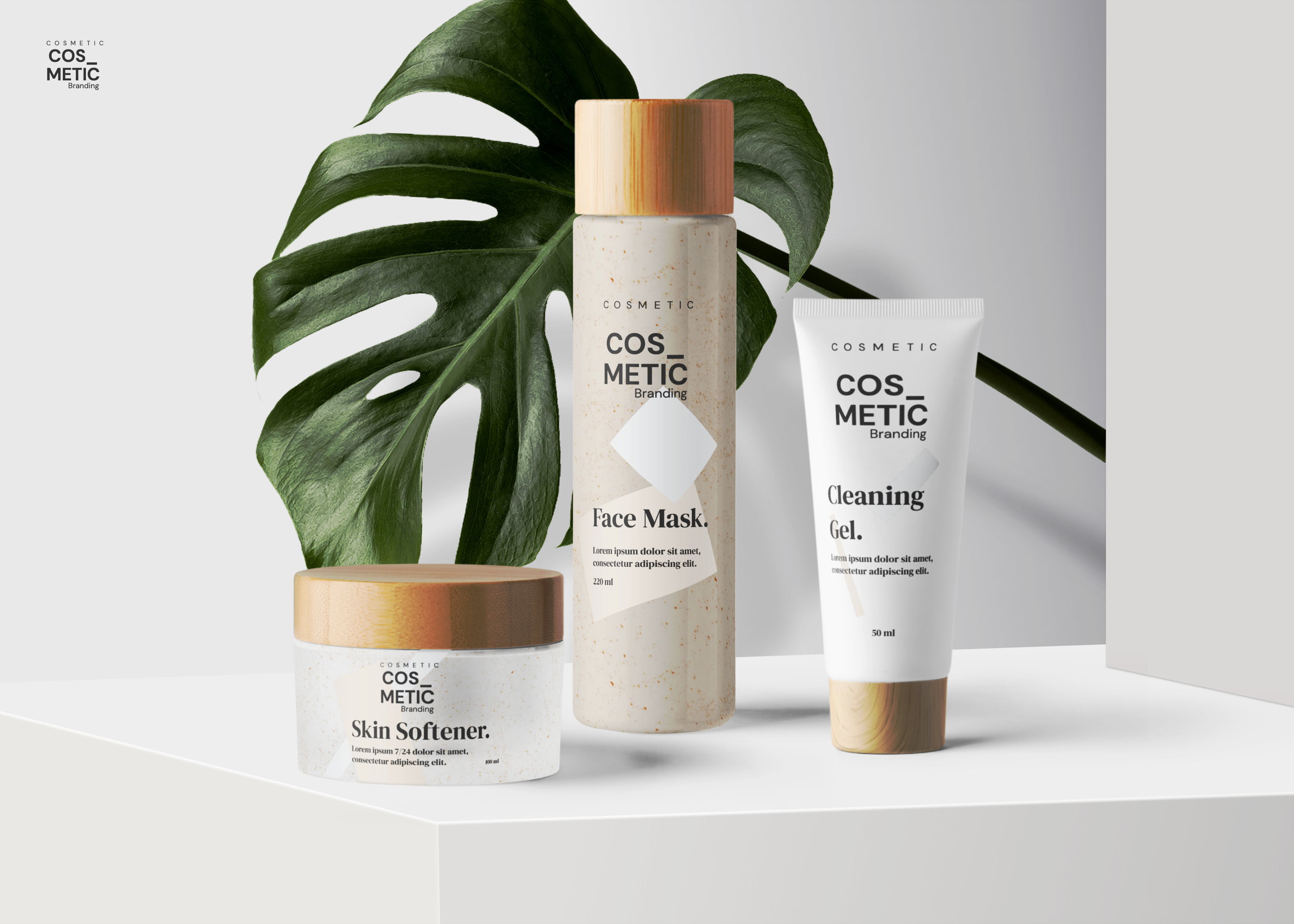 Cosmetic Package Mockup Scene Free Mockup Templates Artboard Studio