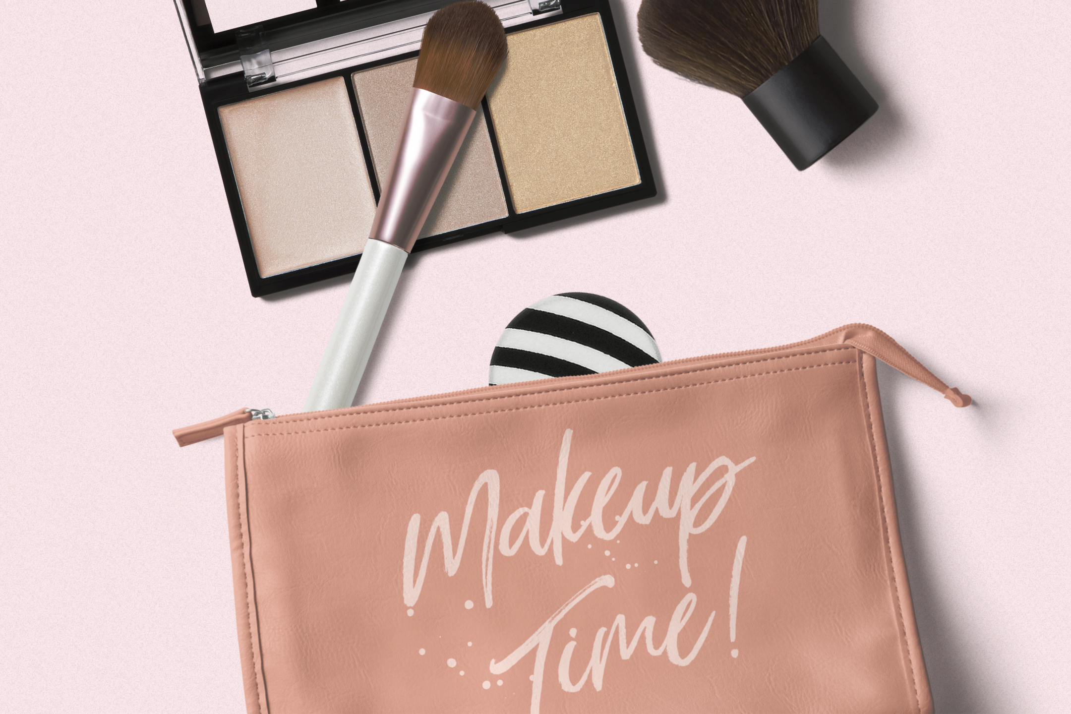 Makeup Bag Mockup Scene Free Mockup Templates Artboard Studio