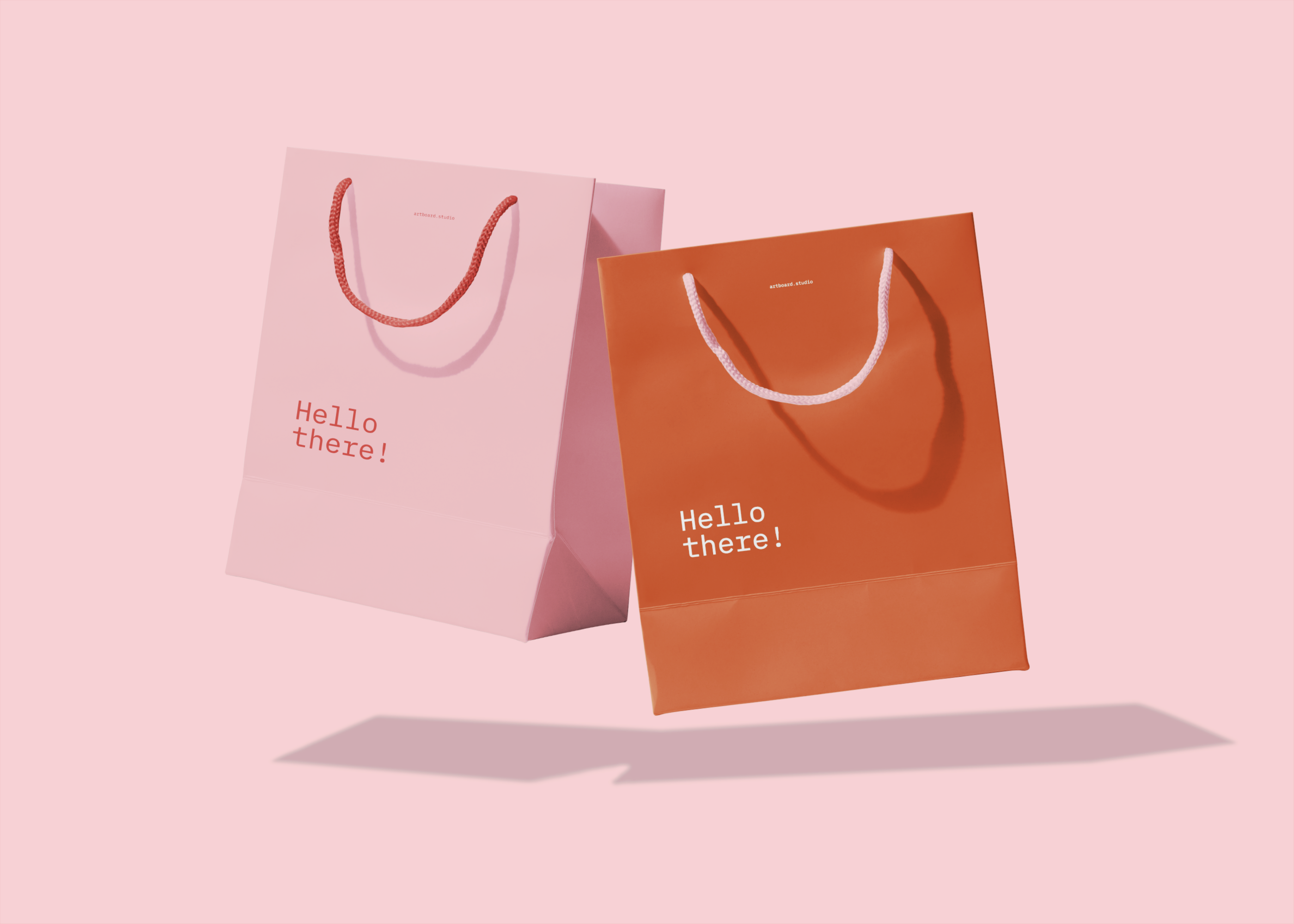 Download Free Paper Carry Bag Mockup Scene Free Mockup Templates Artboard Studio PSD Mockup Template