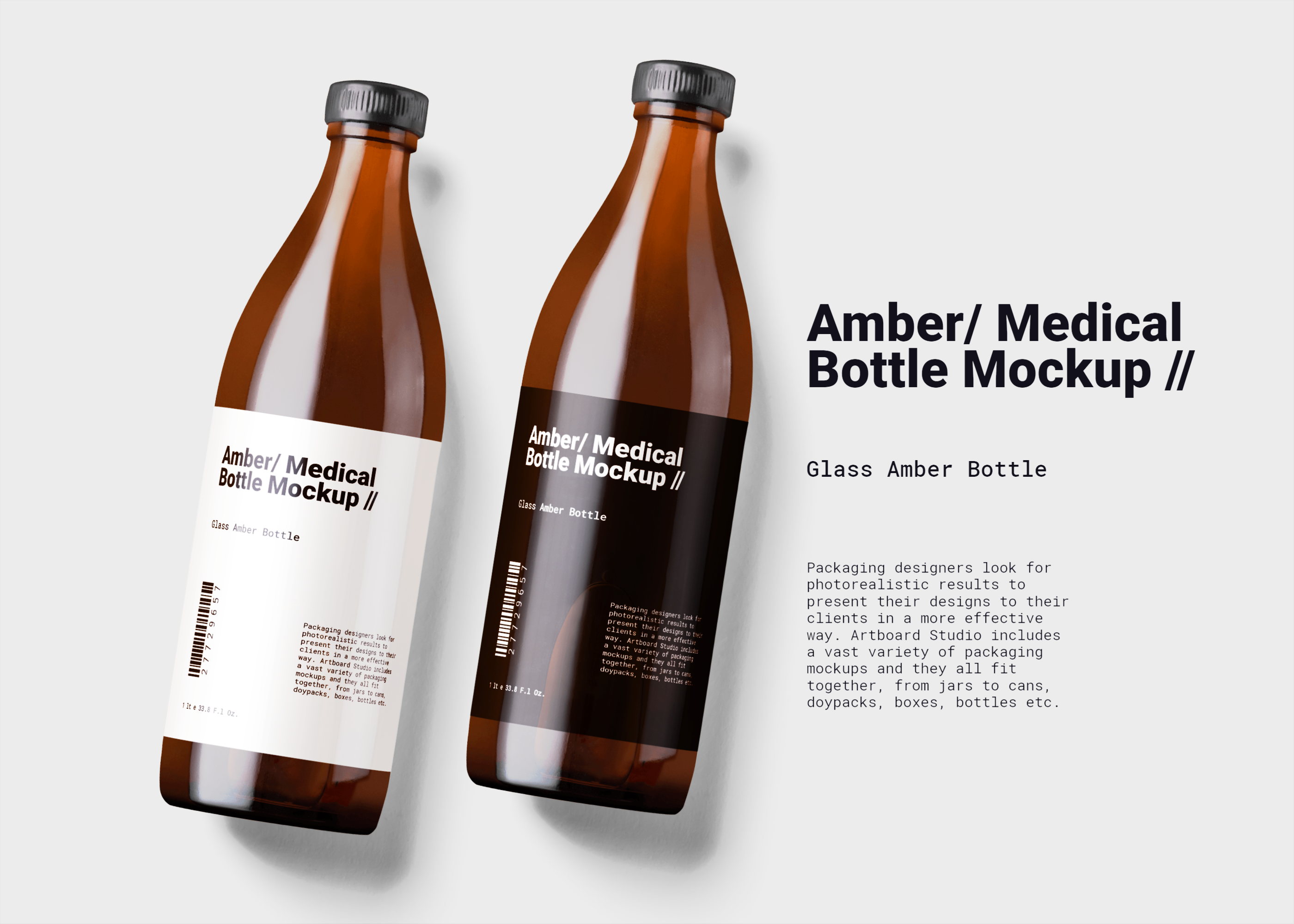 Amber Glass Bottle Mockup Scene Free Mockup Templates Artboard Studio