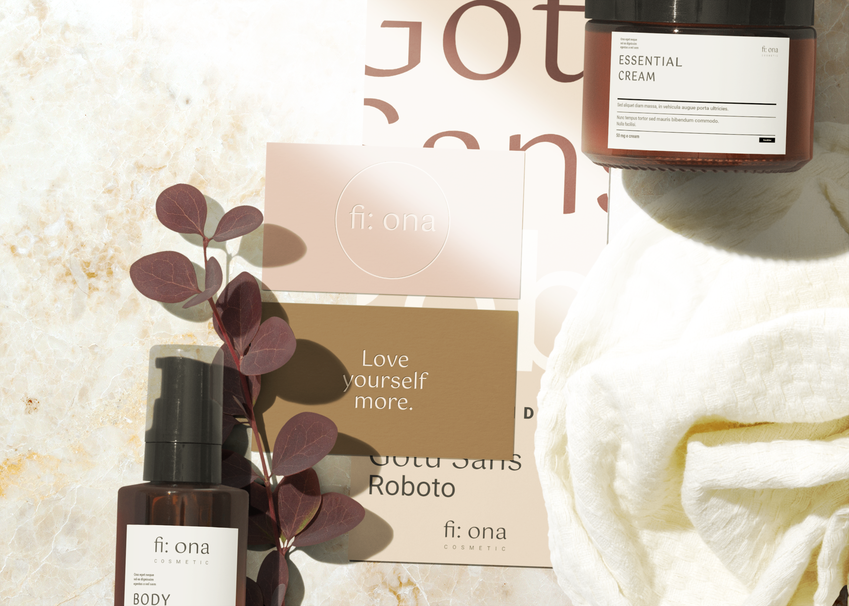 Cosmetic Branding And Package Mockup Scene Free Mockup Templates Artboard Studio