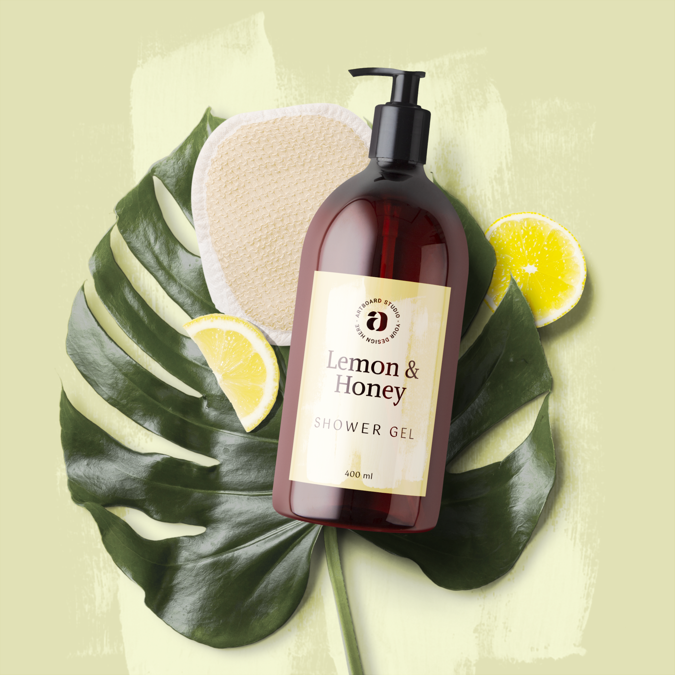 Pump Bottle Mockup Scene Free Mockup Templates Artboard Studio