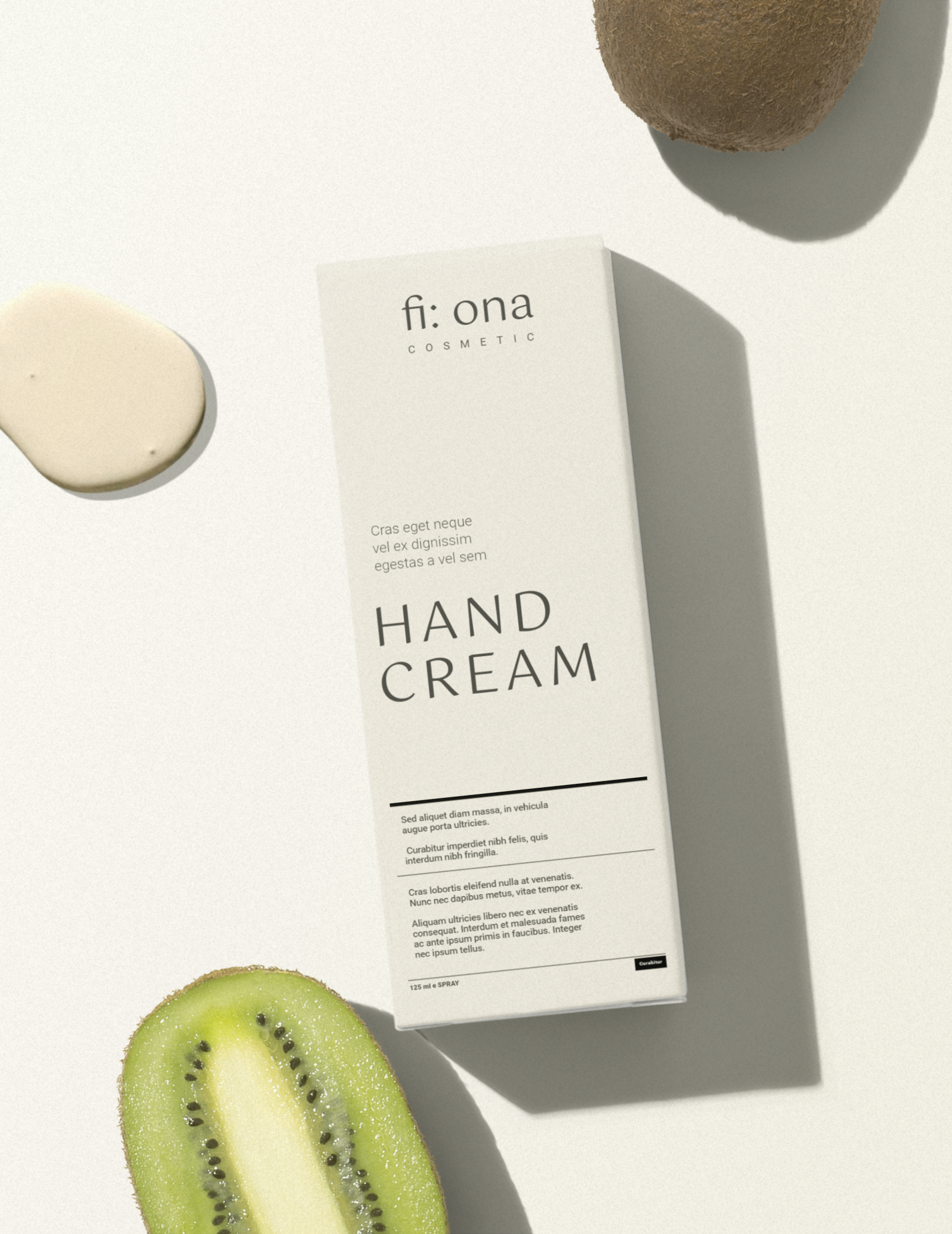 Cream Package Box Mockup Scene Free Mockup Templates Artboard Studio