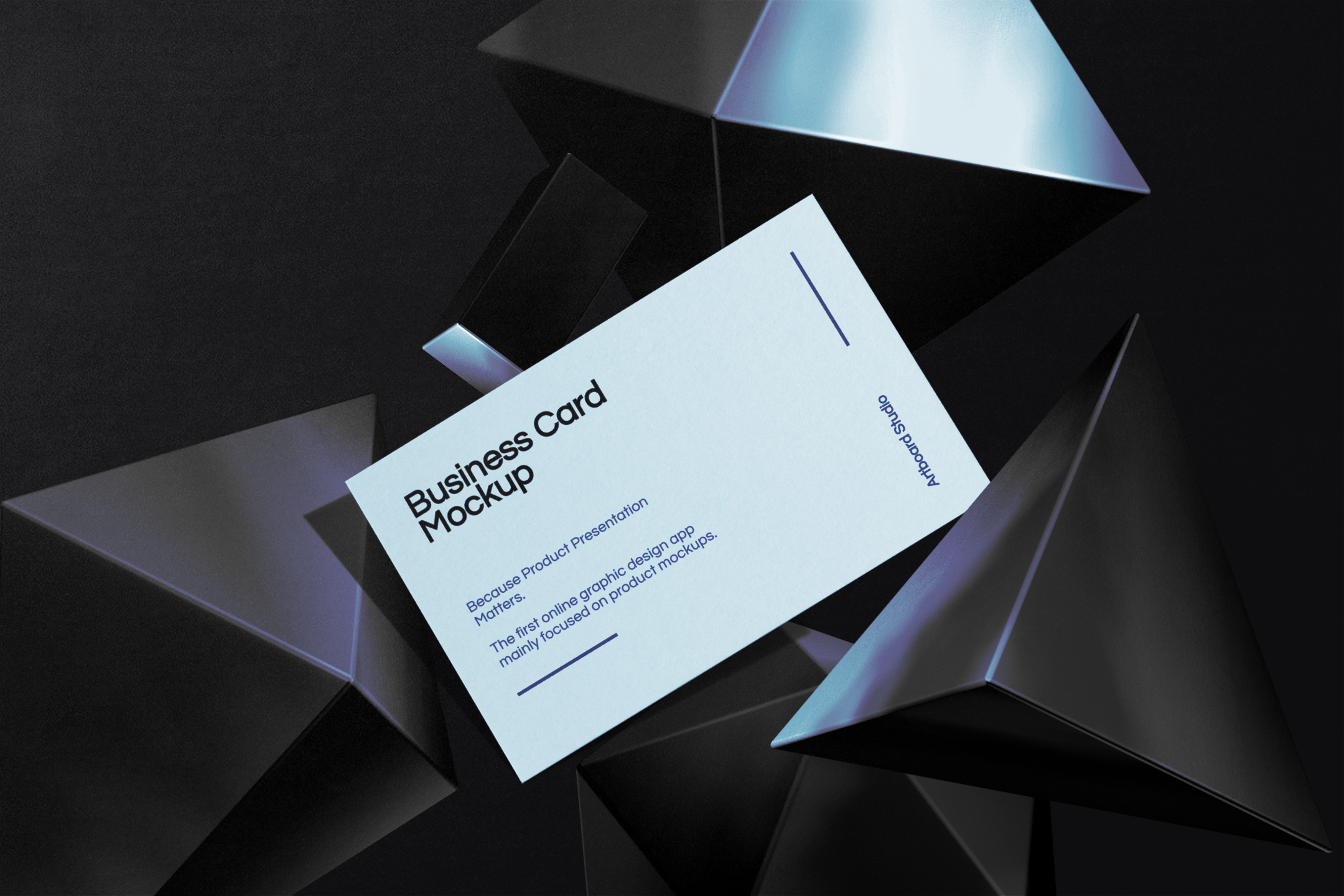 Animated Business Card Mockup Scene Free Mockup Templates Artboard Studio