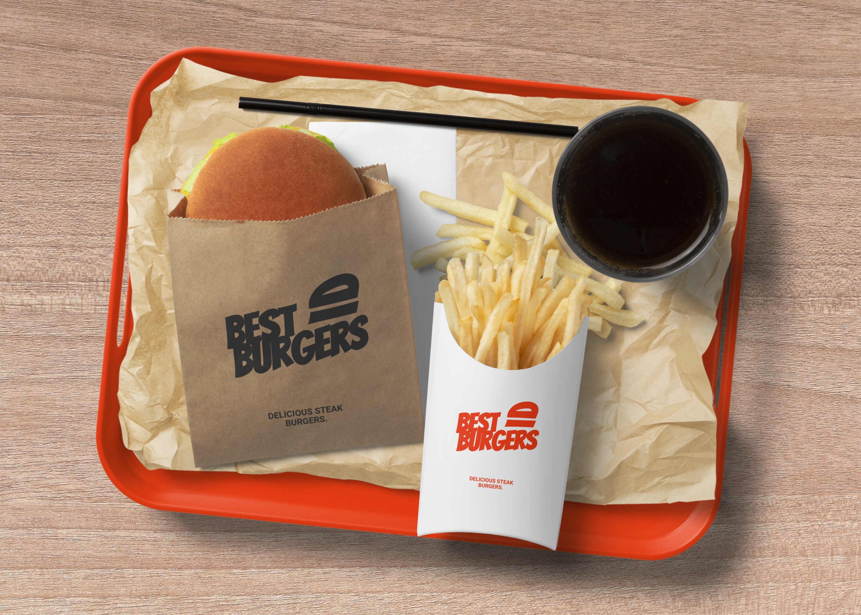 Fast Food Menu Mockup Scene Free Mockup Templates Artboard Studio