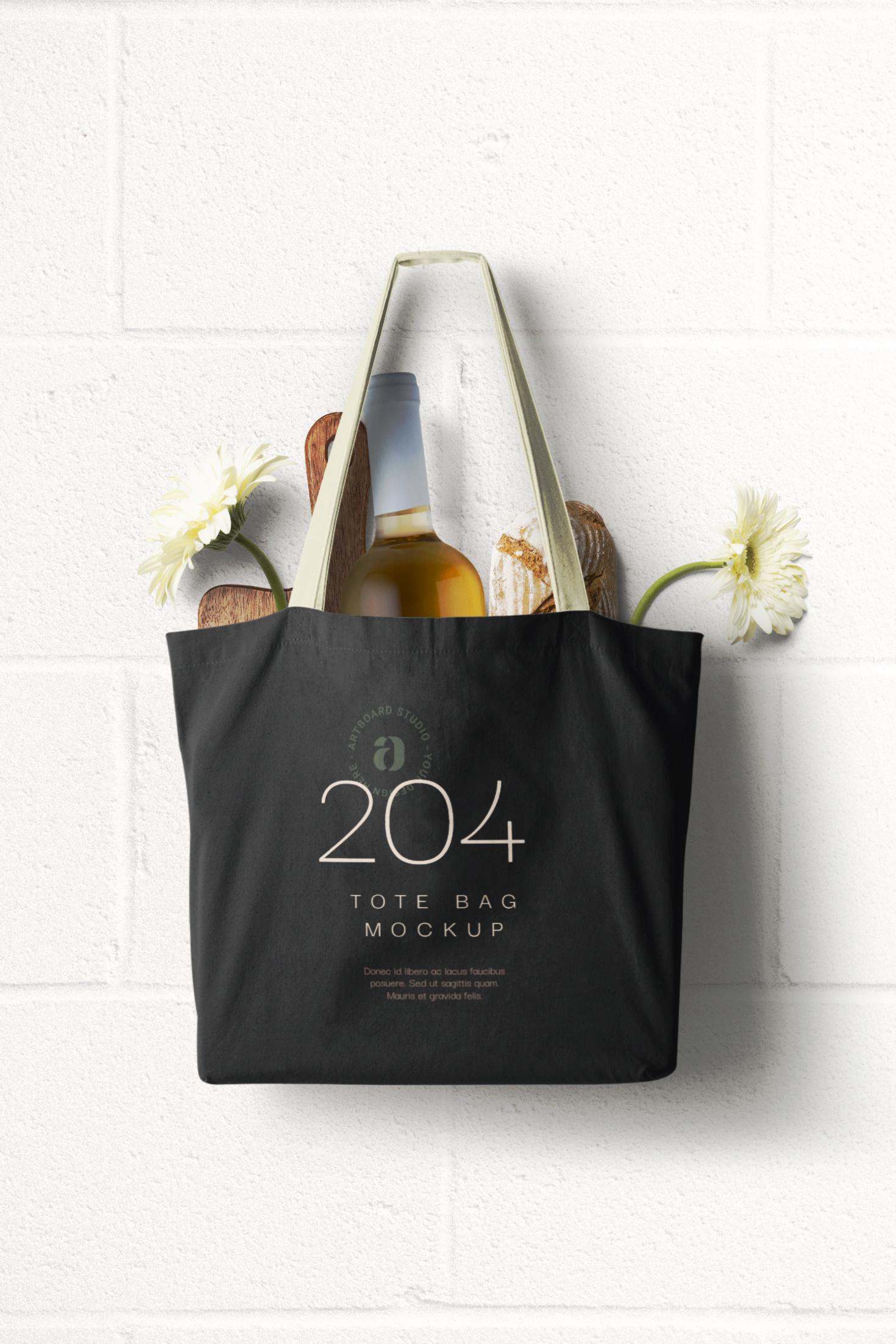 Tote Bag Mockup Scene Free Mockup Templates Artboard Studio