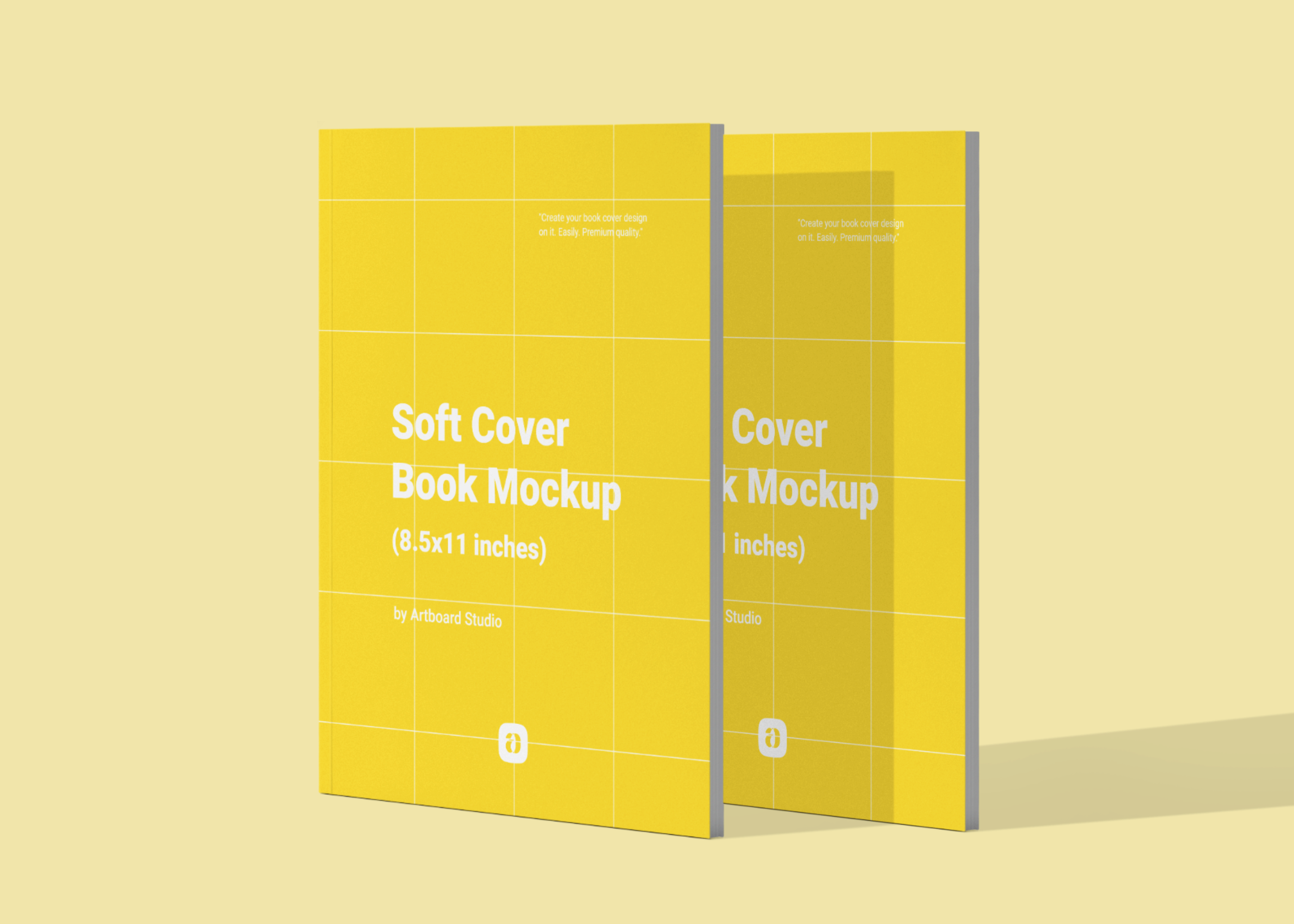 Download Free Soft Cover Book Mockup Free Mockup Templates Artboard Studio PSD Mockups.