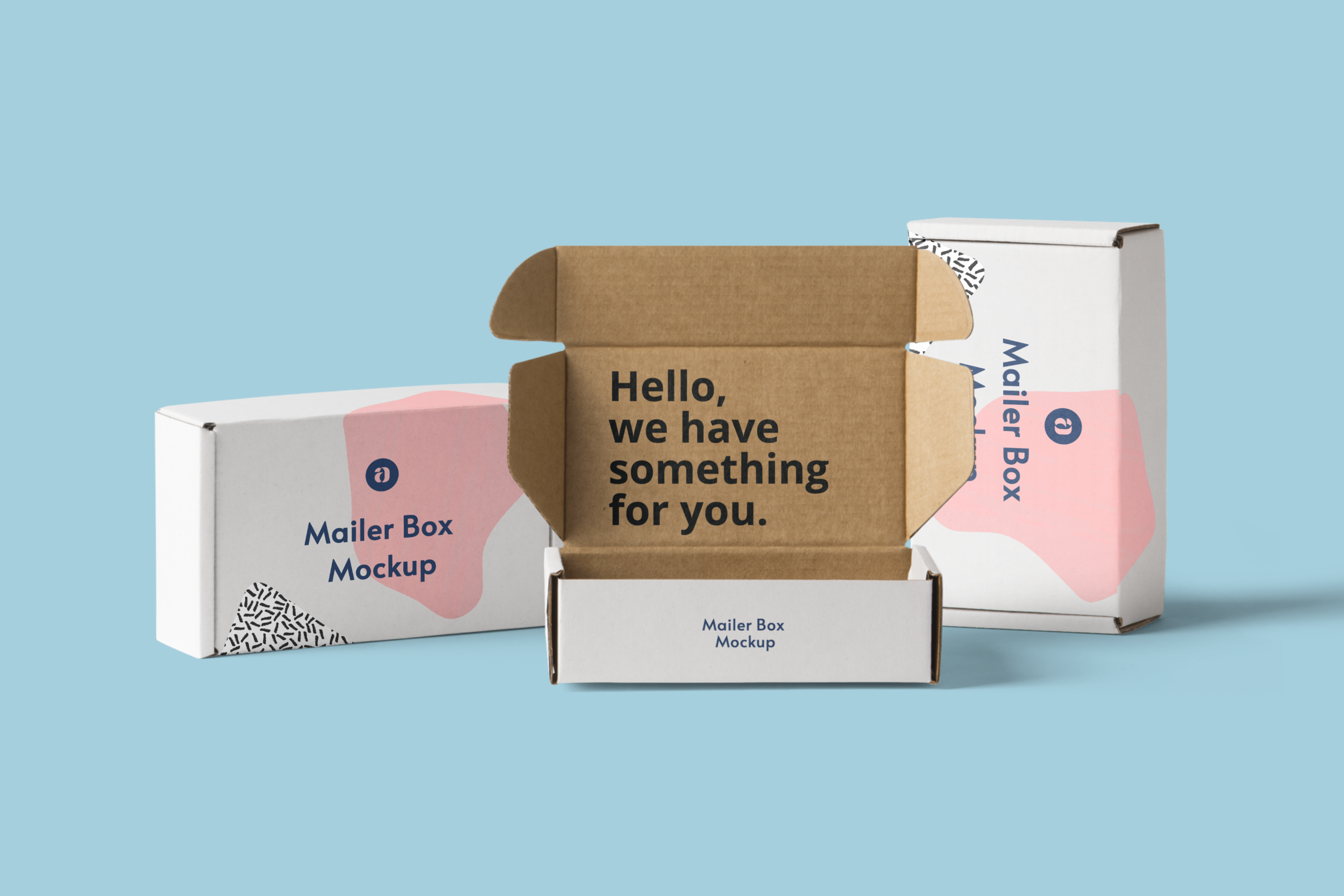 Mailer Box Mockup Scene Free Mockup Templates Artboard Studio