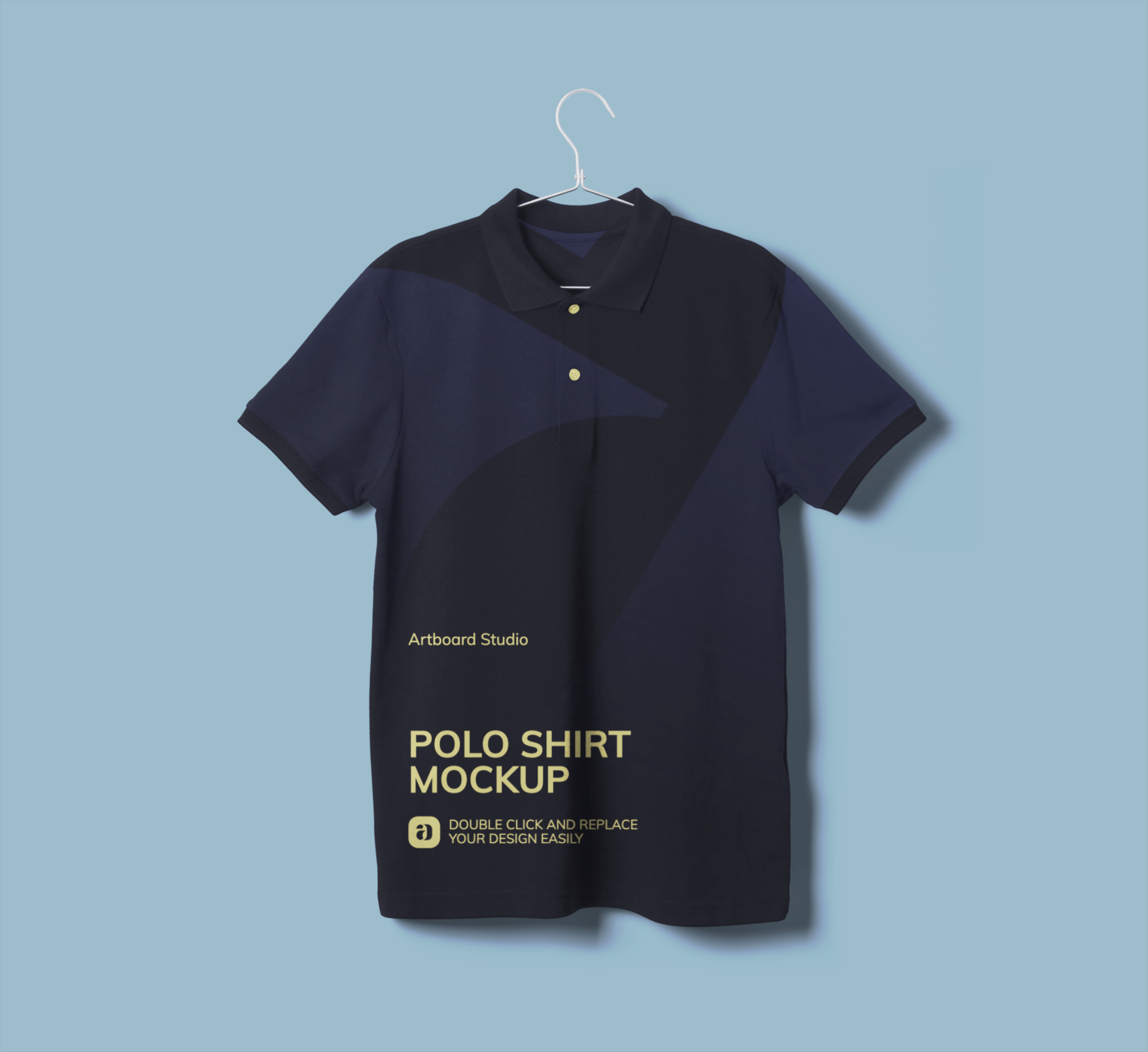 Polo T Shirt Mockup Scene Free Mockup Templates Artboard Studio